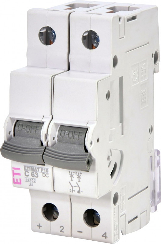 intrerupator de circuit etimat p10-dc 2p c63 001903236